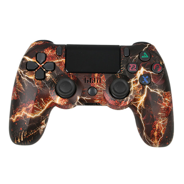 Trådlös handkontroll för PS4/Pro/PS3/Slim/PC/Steam, Bluetooth-handkontroll, Joystick, Stöder 6-Axis, Vibration, Touch Click
