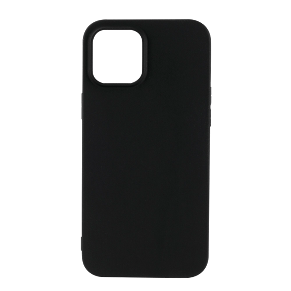 iPhone 12 Pro Max, TPU-takakuori, musta