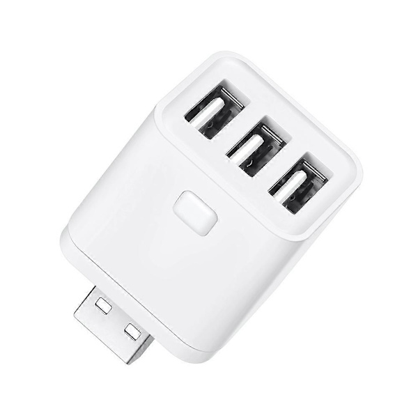 Tuya WiFi USB Adapter Switch 3 Gang 5V Mini USB Strømadapter Smart Life Kontrol Via Alexa Yandex