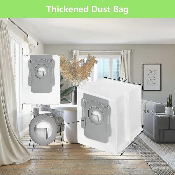 16 stk. kompatible med iRobot Roomba i7/i7+/i3+/i4+/i6+/i8+/j7+ Tilbehørssett SZRH A-DS
