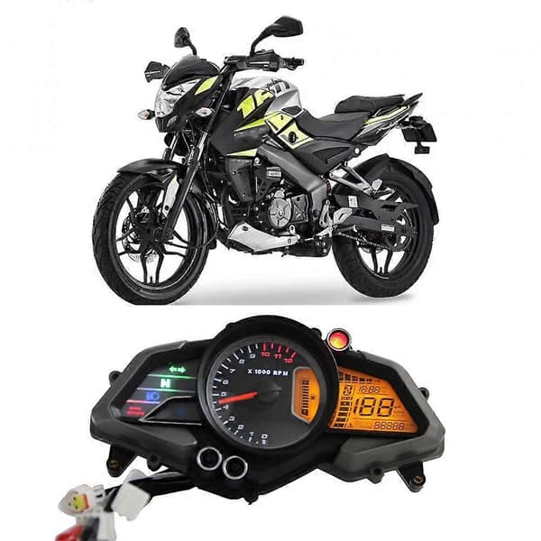 Til 200NS Omdrejningstæller Digital Odometer Motorcykel Speedometer Måler LCD Instrument