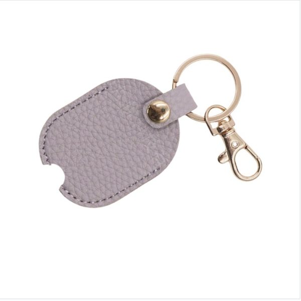 Leather Key Case - Universal Key Protection Grey