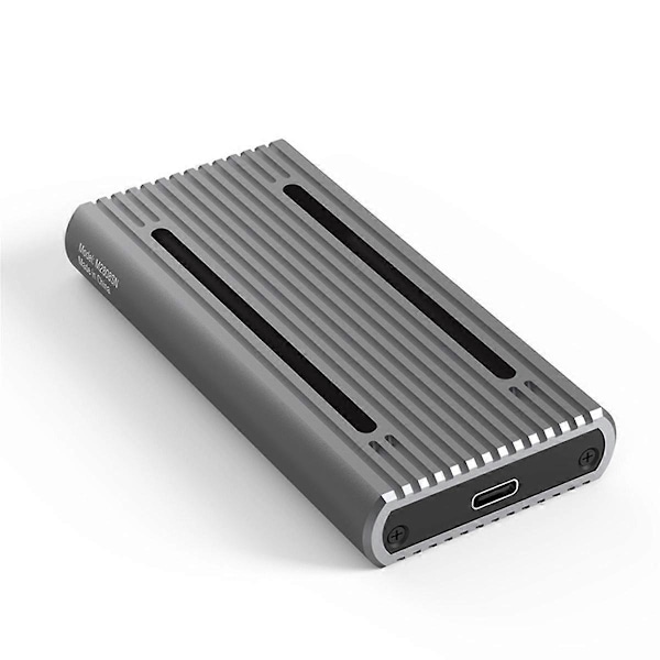 RGB Dubbelprotokoll M.2 Hårddiskkabinett Nvme/Ngff Universal Gen2 10Gbps Phantom Solid State Driv