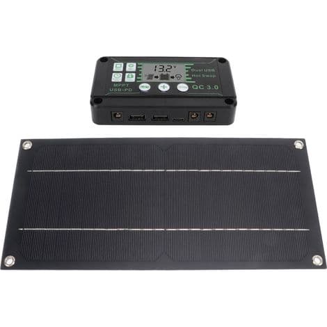 600W 18V Monokristallin Solpanel för Bil, Husbil, Flygplan, Utomhus, Jordbruk och Plantering