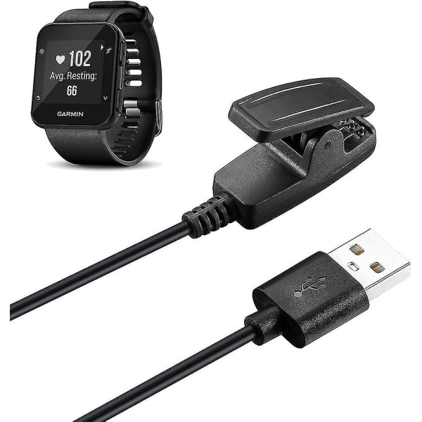 Kompatibel med Garmin Forerunner 35-oplader, udskiftningskabel til opladningsklemme til Garmin Forerunner 35 (forerunner 35-oplader)