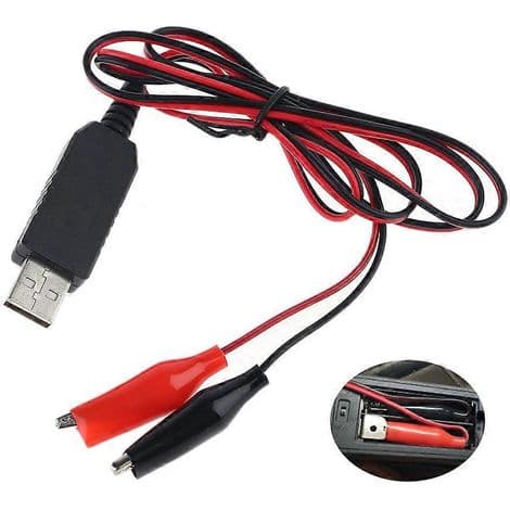5V USB til 1.2V/2.4V/3.6V/4.8V Konverter til AAA/AA Batteriudskiftning - Strømforsyning