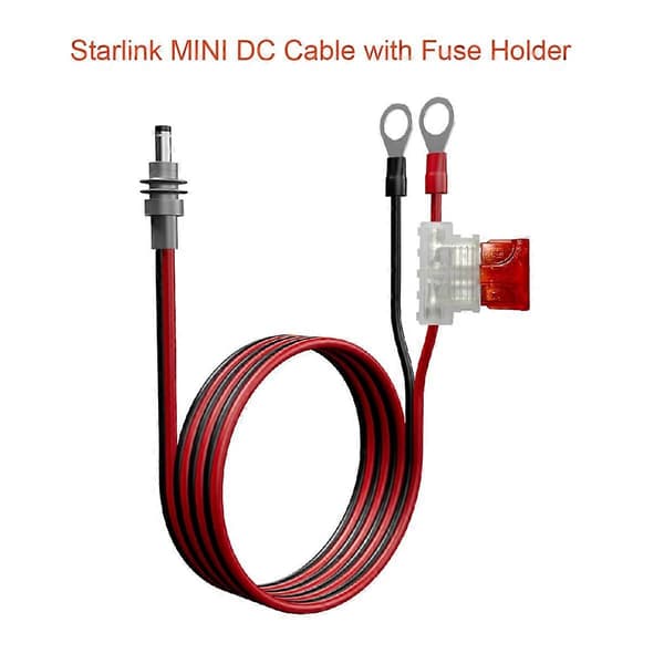For Starlink Mini Strømkabel Vanntett Forlengelse 14AWG Ledninger B