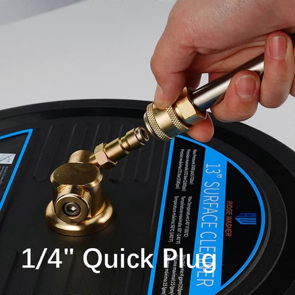 Overfladerenser 1/4\" Quick Connector til Parkeringspladser Terrasser Træbro