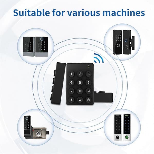 Trådløst tastatur med cifferkode, Bluetooth-app-oplåsning til TTlock App Smart Code Things Elektronisk Intellig