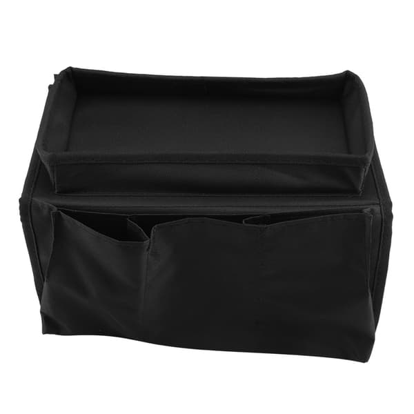 Armrest Organizer with Top Tray, Sofa Armrest Pocket with Cup Holder and Storage Pockets, Durable Polyester Oxford Fabric 600D Hanging Sofa
