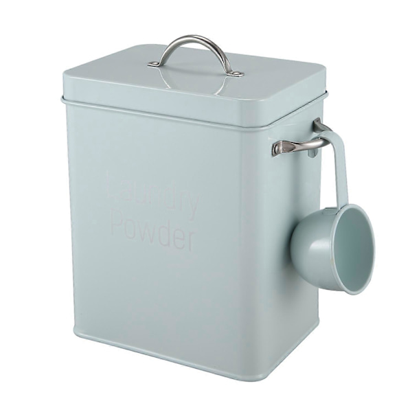 5L Beautiful Laundry Detergent Storage Box with Scoop Green