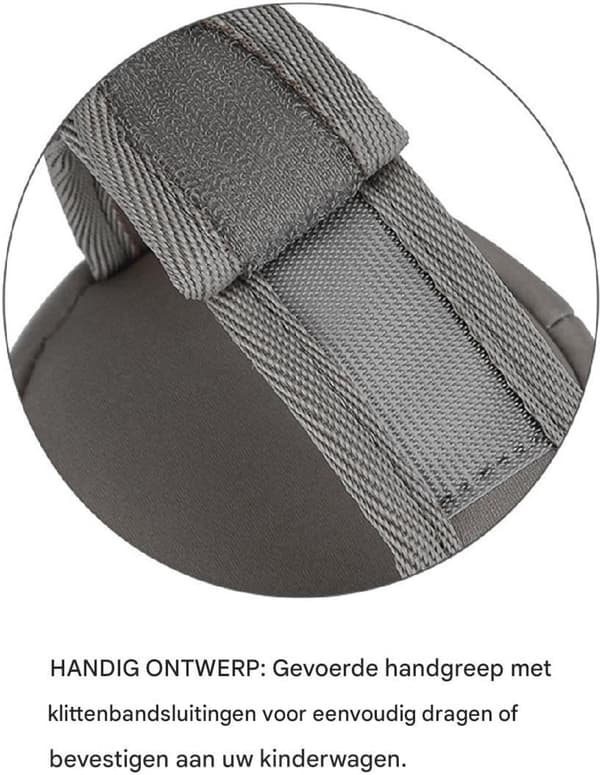 Brystmelk kjølebag, isolert vanntett flaskeoppbevaring med avtakbar stropp, for amming, pumping, reise, gråbrun