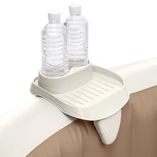 INTEX Avtakbar koppholder for boblebad, grå Beige gray