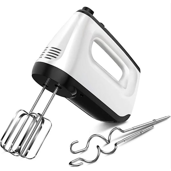 Electric Hand Mixer, 6 Speed Levels 400W with 2 Whisks and 2 Dough Hooks, Turbo Function, Eject Button