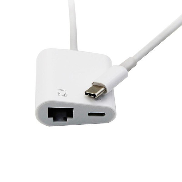 Type C til Ethernet-adapter USB C til RJ45 Ethernet LAN Kablet Netværkskonverter 100 Mbps til Type C Mo