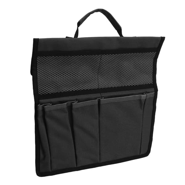 Foldable 600D Oxford Garden Tool Storage Bag Multiple Pockets Portable Outdoor Gardening Black
