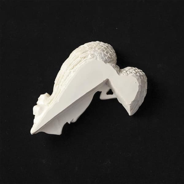 Ängeldörrkarmdekoration, 3D Ängelvingeskulptur, Vänster Del, En Storlek