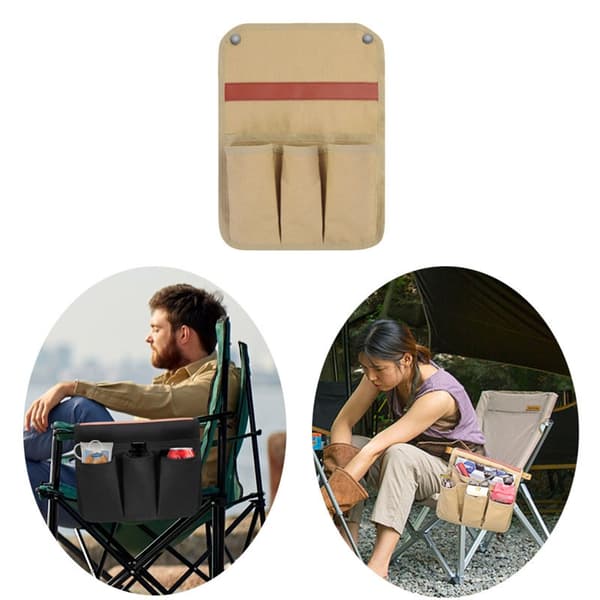 Small Foldable Camping Accessory Side Storage Bag with Roomy Pockets