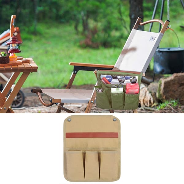 Small Foldable Camping Accessory Side Storage Bag with Roomy Pockets