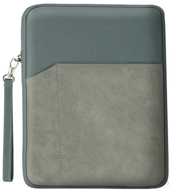 Tablet Sleeve til 9-11 tommer tablets, vandtæt polyester, blødt antistatisk for, tilbehørslommer, Space Gray