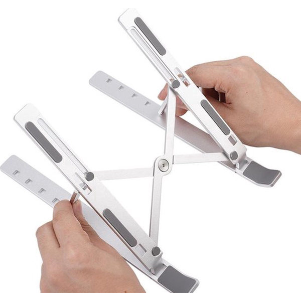 Justerbart ergonomiskt laptop-/notebookstativ Universal