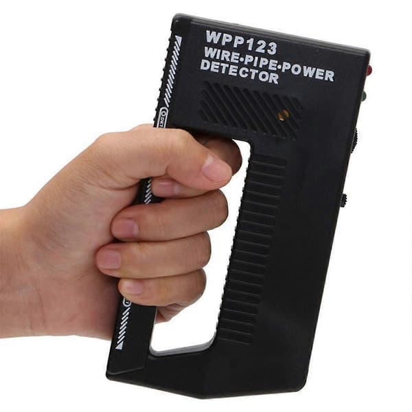 Wall Scanner, Wpp123 - Portable Tool - AC Metal Detector - Adjustable Power Supply - Pipe Finder - Household Wall Locator - Pointer (Black)