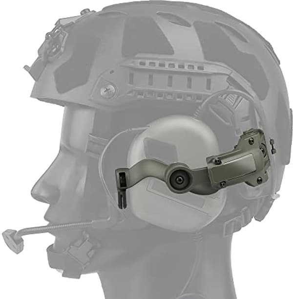 Hjelmskinneadapter til taktisk headset - Multi-vinkel rotation