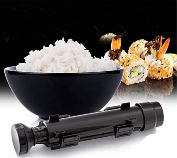 Sushi Bazooka, Sushi Rulleform, Matkvalitets Plast DIY-maskin, Svart