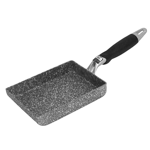 Japanese Style Rectangular Non-stick Omelet Pan with Tamagoyaki (Japanese Rolled Egg) Pan and Heat-Resistant Handle. Kitchen Utensils.