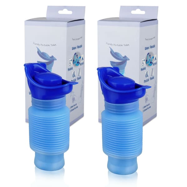750ML Car Emergency Urinal Portable Camping Shrinkable Mobile Pocket Toilet