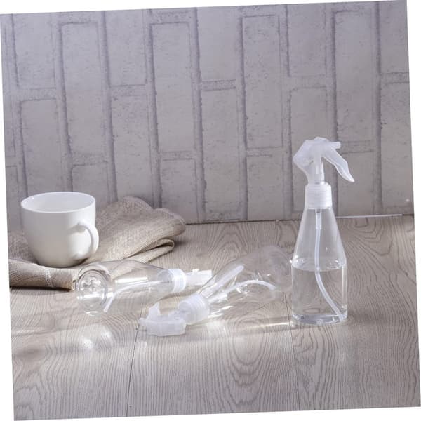 3-pack 200 ml klara plastsprayflaskor, fina dimhandssprutor för växter, rengöring, hårvård och resor