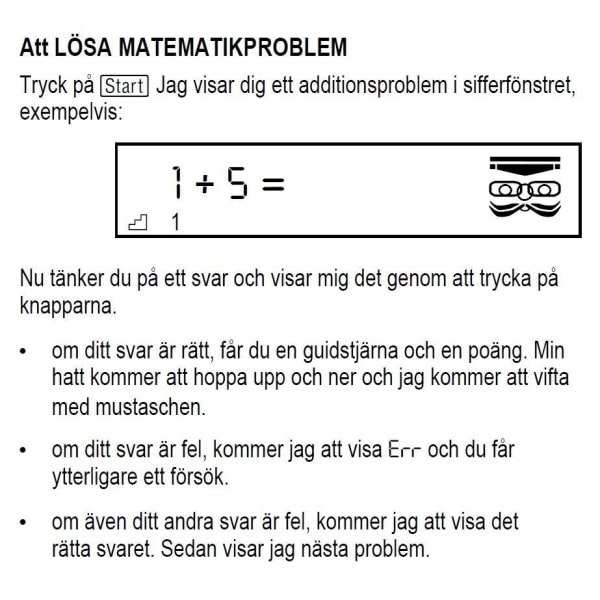 Övningsräknare TI Little Professor (Lilla Professorn) Solar multifärg