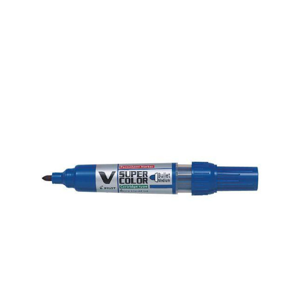Märkpenna Pilot Begreen V Super Color rund Blå 1/fp Blå