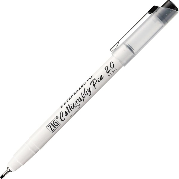 Kalligrafipennor Zig Calligraphy Pen PC, Svart, 3 bredder/fp Svart