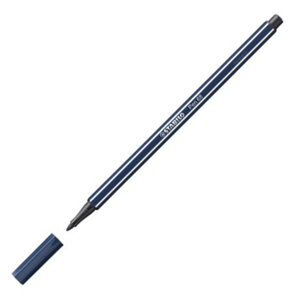 Fiberspetspenna Stabilo Pen 68 Payne's Grå (98) 1/fp grå