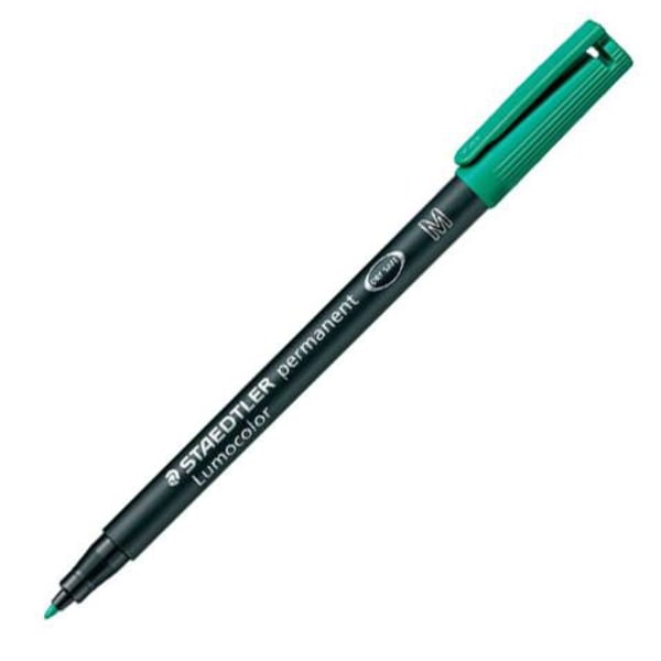 Märkpenna Staedtler Lumocolor permanent pen 317-5 Medium Grön Grön