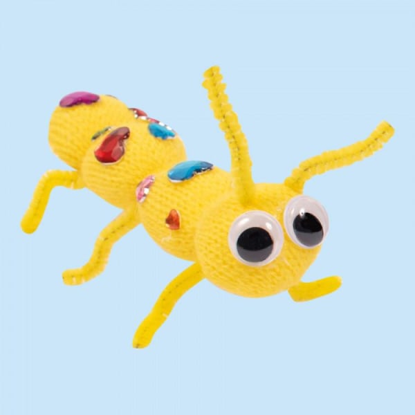 Tubstickad väv, bredd: 3cm, längd: 10m lång, Gul Gul