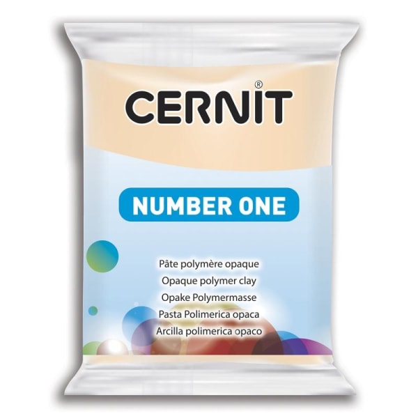 Cernit Number One modellera 56 gram, Carnation/Rose Beige (425) Rosa