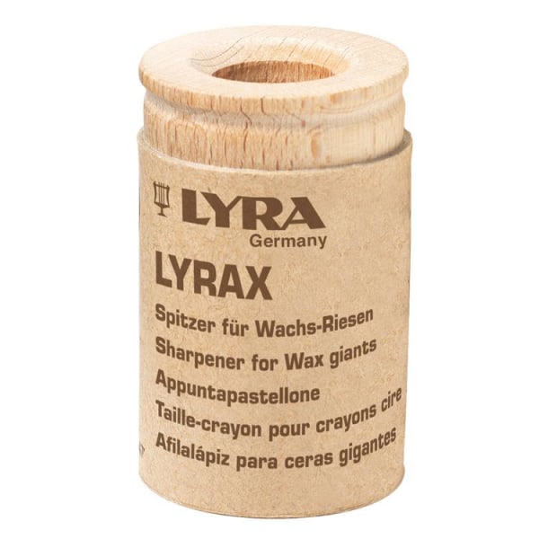 Vässare LYRA Lyrax Pro Natura för tjocka vaxpennor/vaxkritor multifärg