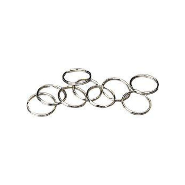 Nyckelringar diameter 25mm 30/fp Silver