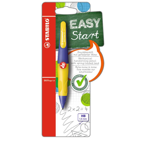 Stiftpenna Stabilo EASYergo 1,4mm Högerhänta Violett/Gul multifärg