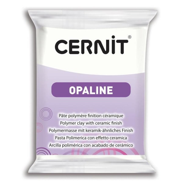 Cernit Opaline modellera 56 gram, Vit/White (010) Vit