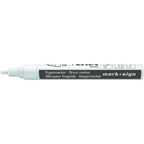 Märkpenna Lyra Grout marker (fogmärkpenna), Vit Vit