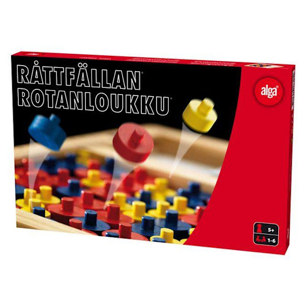 Spel Råttfällan, Alga i trä, från 5 år (SE/NO/FI/DK/GB) multifärg