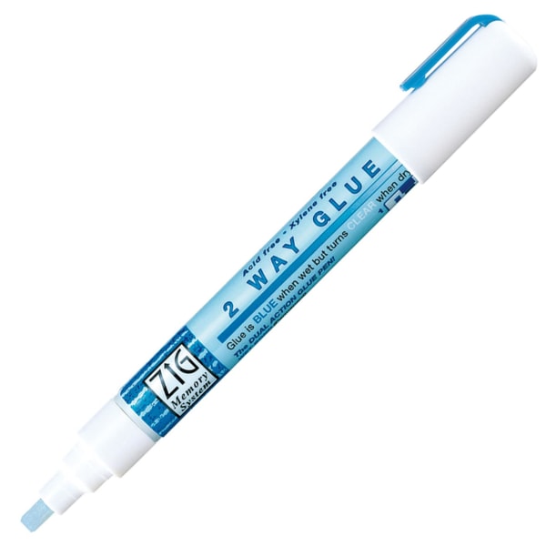 Limpenna Zig Kuretake, 2 way glue, MSB-15P, 4mm, chisel, 8 gram Transparent