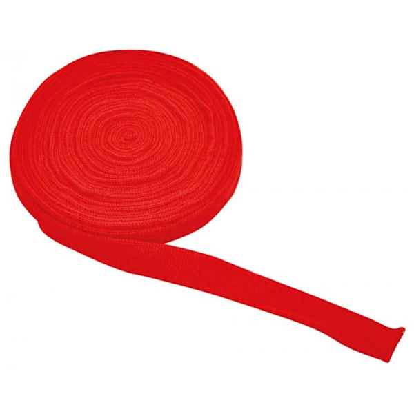 Tubstickad väv, bredd: 3cm, längd: 10m lång, Röd Röd