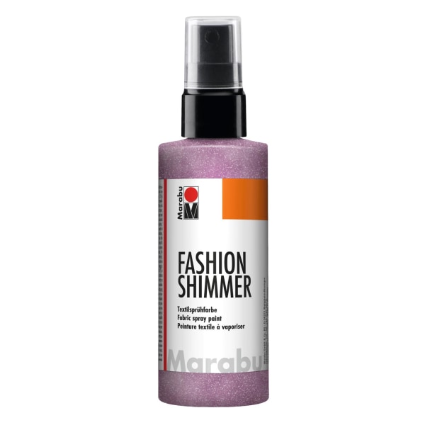 Textilsprayfärg Fashion Shimmer Spray 100ml Shimmer-Rose Pink Rosa