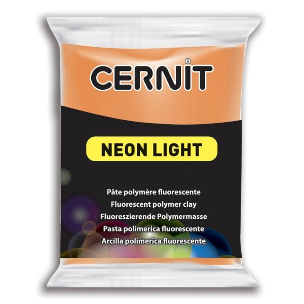 Cernit Neon Light modellera 56g, Neonorange/Neon Orange (752) Orange