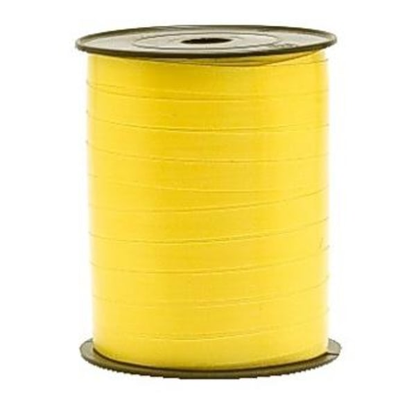 Presentband, polyband, 10mm x 250m, Citrongul Citron gul