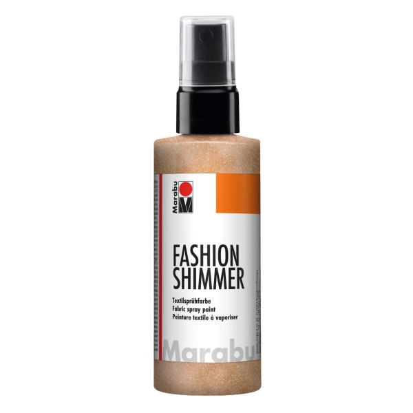 Textilsprayfärg Fashion Shimmer Spray 100ml Orange Aprikos